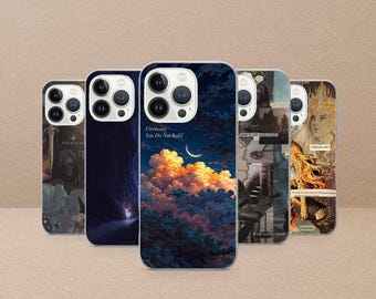 Capa para celular inspirada em Trono de Vidro, estilo livro, para iPhone 17 Pro, 16, 15, 14, 13, Samsung S26, S25, S24, S23Fe, S22, A16, A26, A56, Pixel 10, 9 Pro.