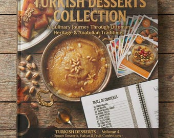 Kolekcja tureckich deserów w formacie PDF | Autentyczna chałwa osmańska, pudding Noah Asure, przepisy na wegańskie słodycze z semoliny