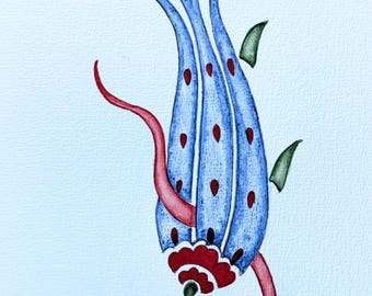 Złote oświetlenie, islamski wzór, ręcznie robiony liść, tradycyjny Tezhip, cyfrowy do pobrania, do wydrukowania