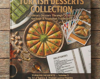 Przepis na turecką baklawę w formacie PDF Książka kucharska z ciasta osmańskiego, tom 3 Deser pistacjowy Przewodnik po cieście filo