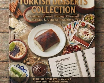 Zestaw tureckich przepisów na desery: 56 przepisów, baklawa, halwa, słodycze osmańskie, przewodnik kulinarny w formacie PDF