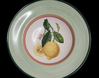 Villeroy & Boch French Country 12" Pasta Serving Bowl with Lemon - Portugal
