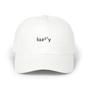 Lazy Vibes Classic Dad Cap | Casual Hat for Dad, Gift for Father&#39;s Day, Relaxed Style, Trendy Baseball Cap, Everyday Wear