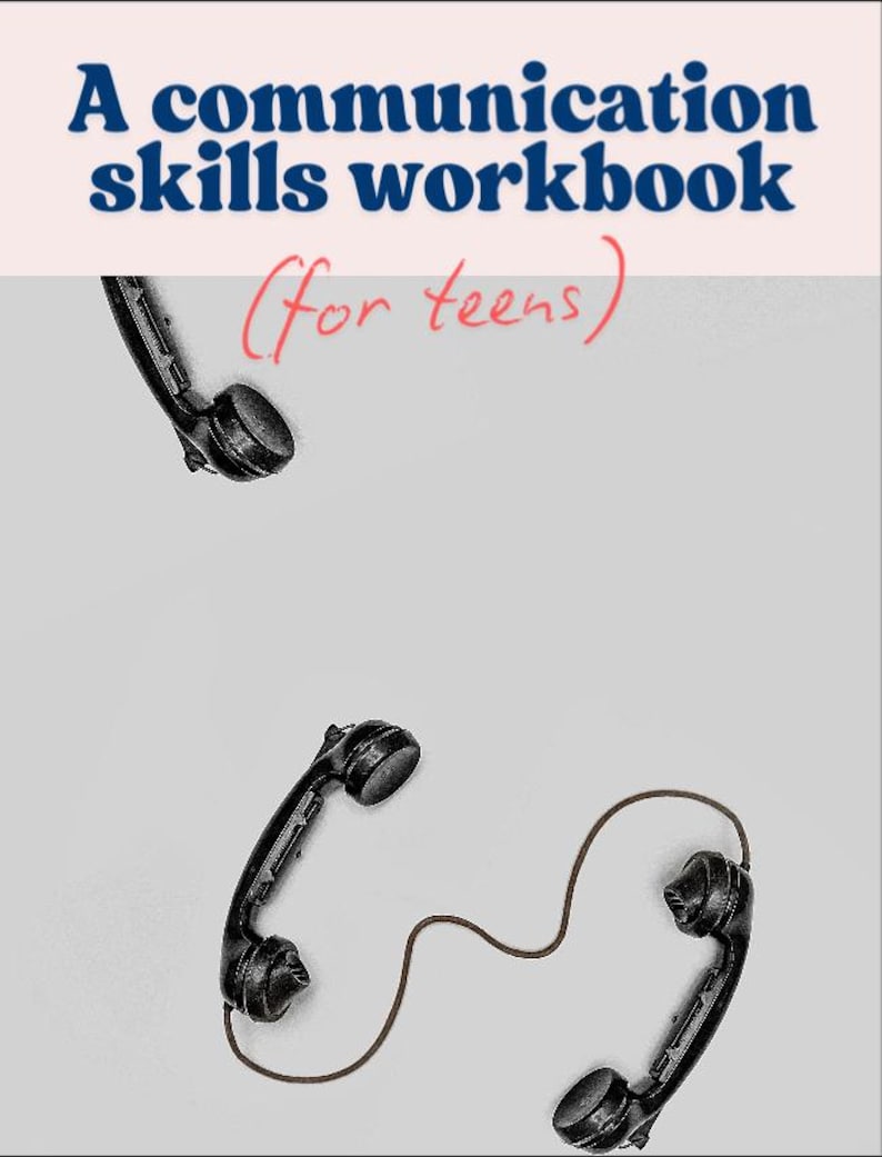 Communication Workbook for Teens - Etsy