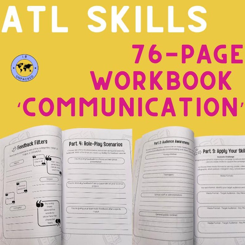 Communication Workbook for Teens - Etsy