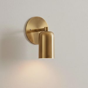 Bronze Plug In Wandleuchte, Verstellbare Wandleuchte, Minimalistische Nachttisch Leuchte, Moderne Leseleuchte