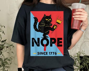 Diseño de camiseta PNG del 18 de octubre, sin reyes, declaración de protesta política, cita sobre la libertad democrática, descarga digital, archivo de impresión por sublimación