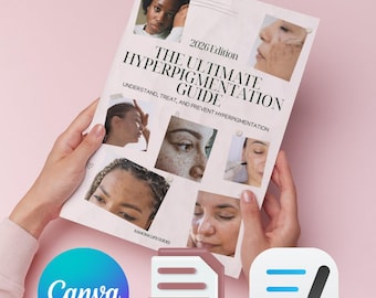 Guía definitiva sobre hiperpigmentación: manchas oscuras, melasma y manchas de la edad (Canva PDF)