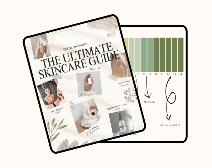 Ultimate Skincare Guide Printable | A–Z Ingredients List, Skincare ...