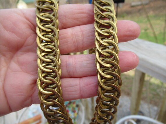 Vintage Women's Chunky Large Linked Chain Necklac… - image 4