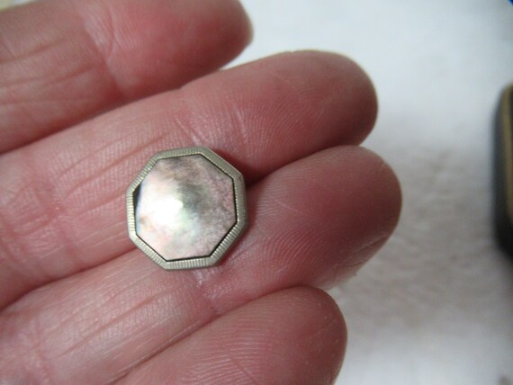 Vintage Men's Swank Octagonal Cufflinks & Shirt S… - image 6