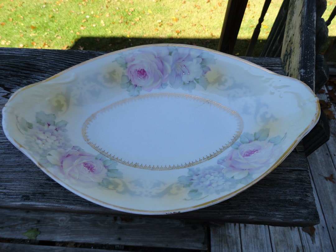 Antique 1920s to 1940s German Oval Decorative Dish Germany Etsy