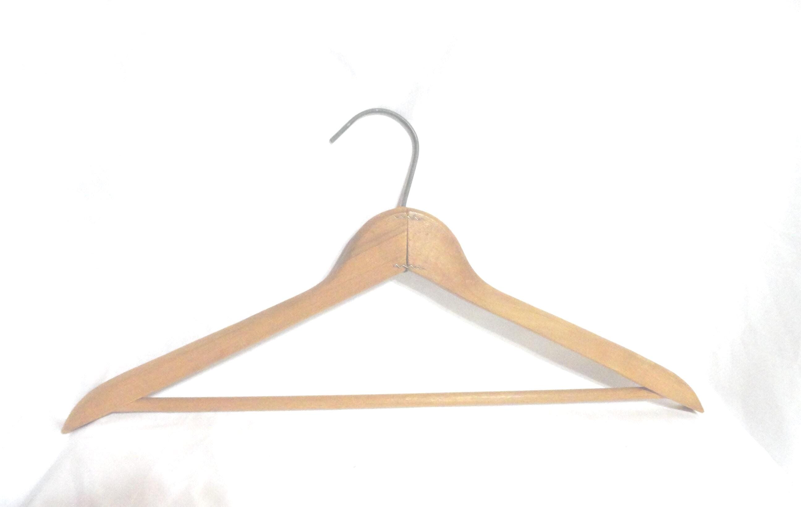 Vintage Wooden Clothes Hanger, Miami Beach Hotel, Display, 1940s