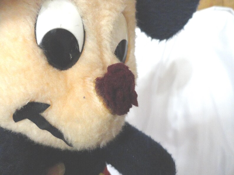 Vintage Mickey Mouse Plushy, Stuffed Toy, California Stuffed Toys, 1972-1974 image 6