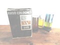 Vintage Avon Men's Cologne Set, Glass-Wood-Steel, 1970s NOS