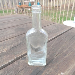 Vintage Light Green Glass Bottle Chas. H. Fletcher Gastoria Bottle USA Embossed Medicine 1930s 1940s Bathroom Decor Pierce Glass Co. Display
