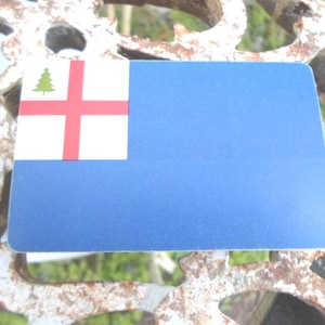 Vintage English Playing Cards Revolutionary War England 1960s 1970s South Carolina Rummy Games Solitaire Deck Red Cross & Pine Tree