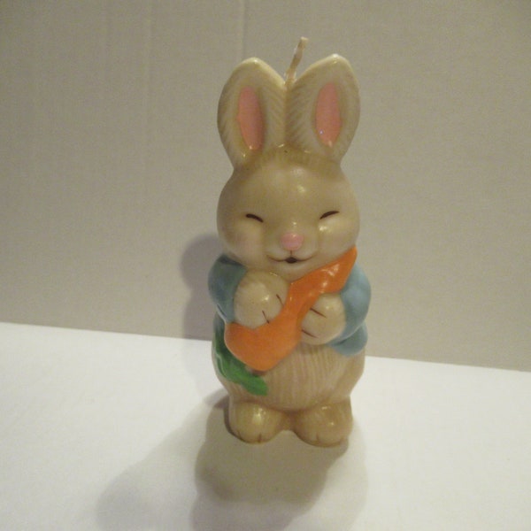 Vintage Avon Easter Bunny or Pipe Smoking Shaped Candle Home Decor Holidays Retro 1970s 1980s Wax Figurine Choice