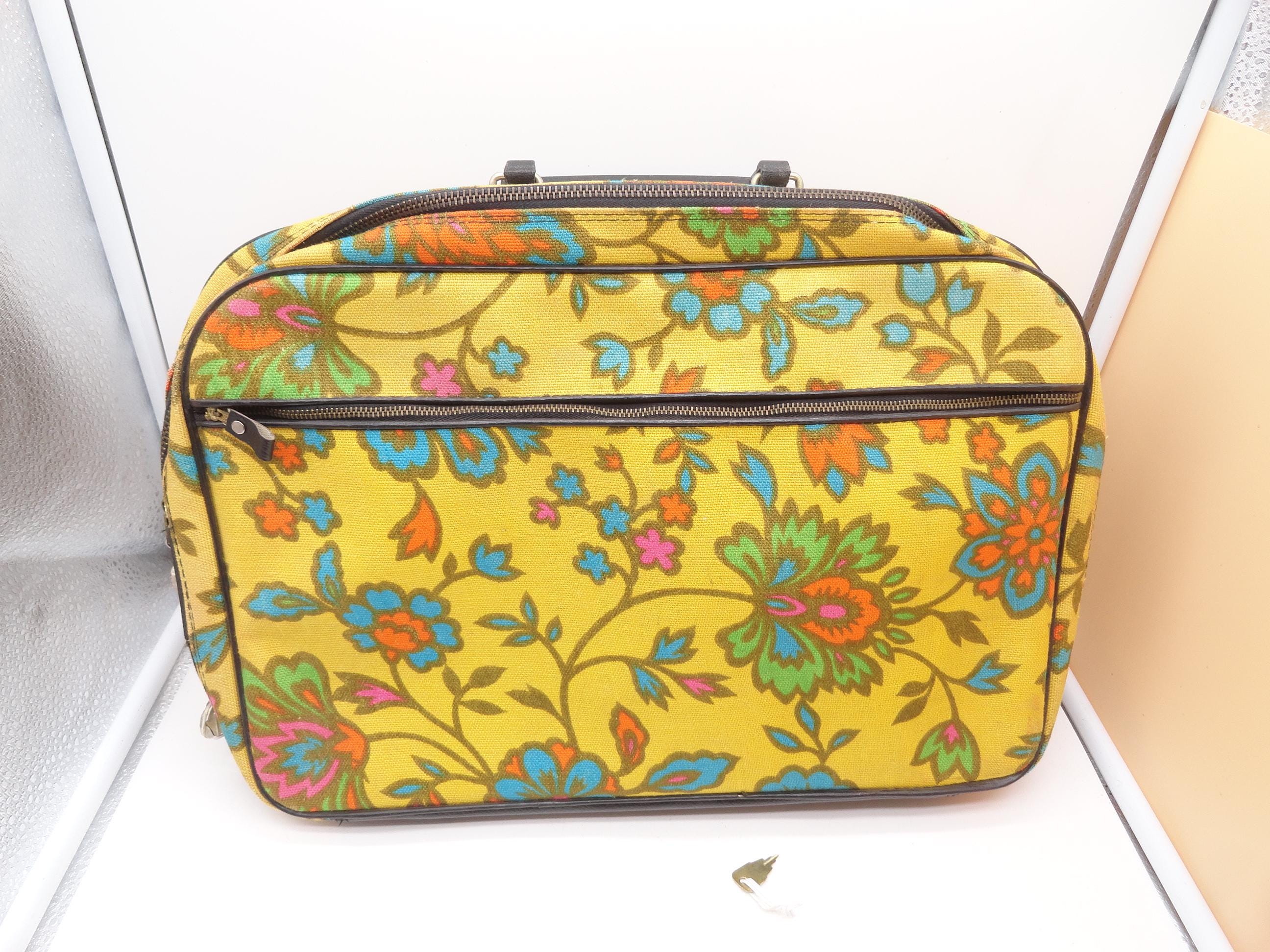 Vintage 70s Suitcase - Etsy