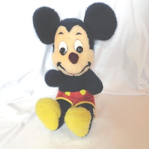 Vintage Mickey Mouse Plushy, Stuffed Toy, California Stuffed Toys, 1972-1974 image 1
