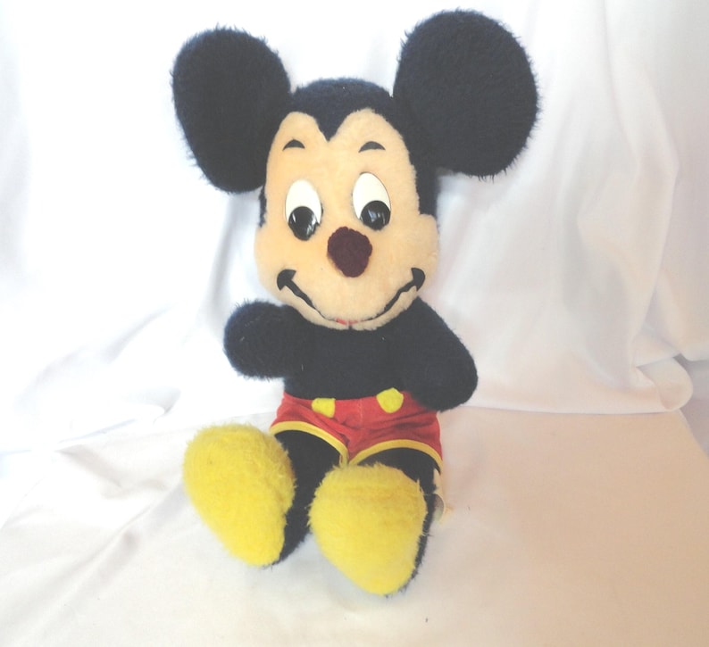 Vintage Mickey Mouse Plushy, Stuffed Toy, California Stuffed Toys, 1972-1974 image 1