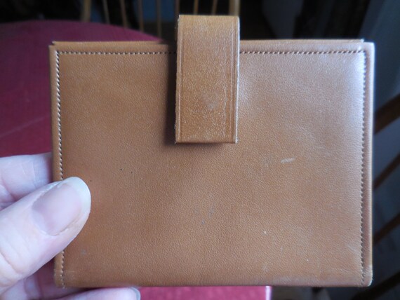 Vintage Women's Light Brown Buxton Credit Card Ho… - image 5