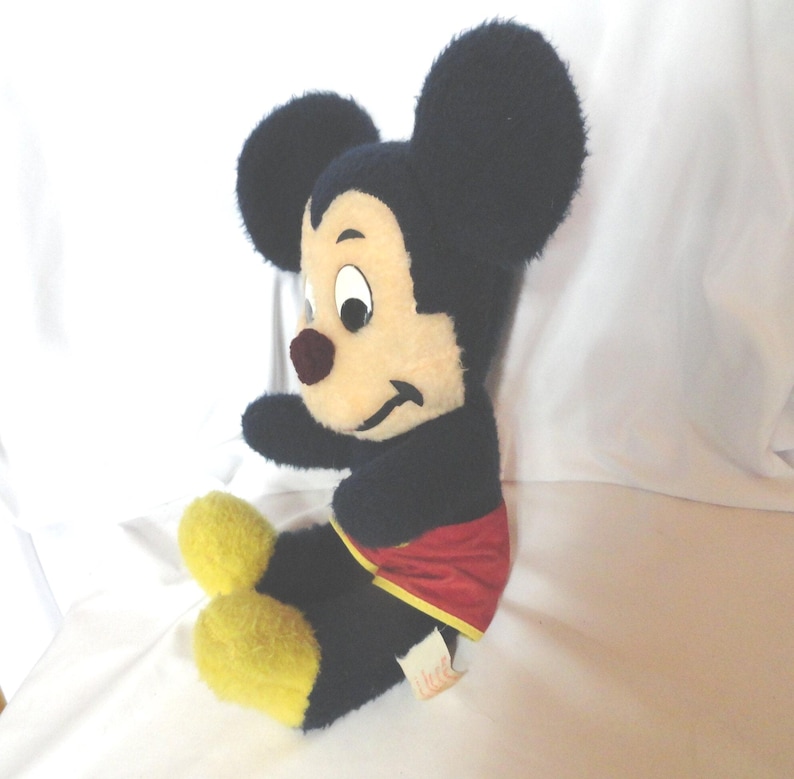 Vintage Mickey Mouse Plushy, Stuffed Toy, California Stuffed Toys, 1972-1974 image 2