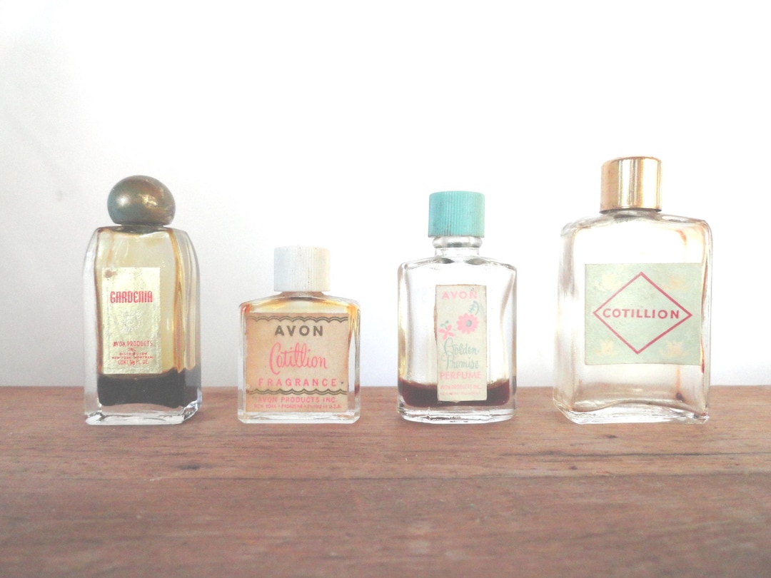 Vintage Avon Miniature Perfume Bottle Choice: Gardenia, Cotillion