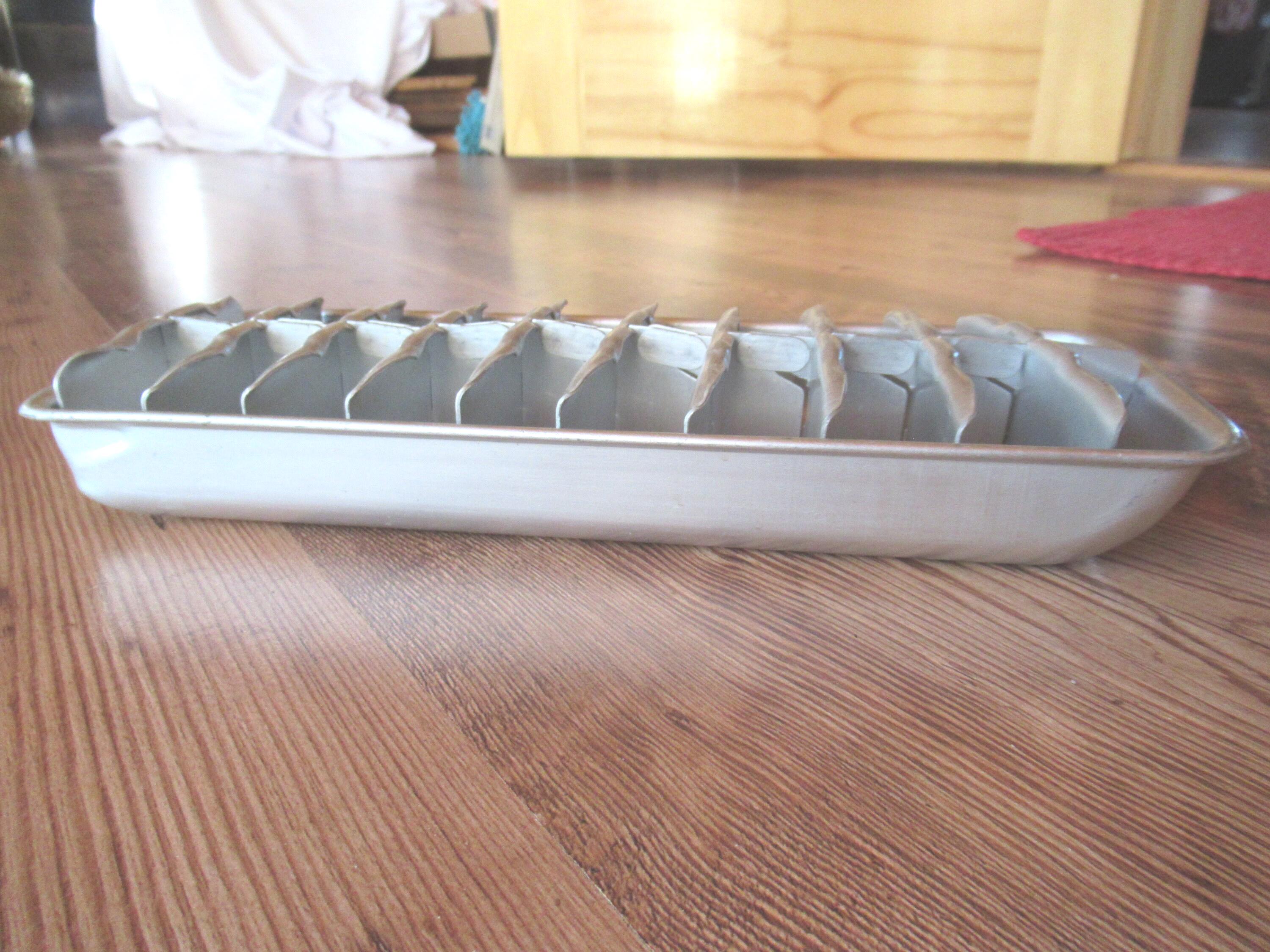 SEAU A GLACONS vintage en liège années 50 bac aluminium EUR 25,00