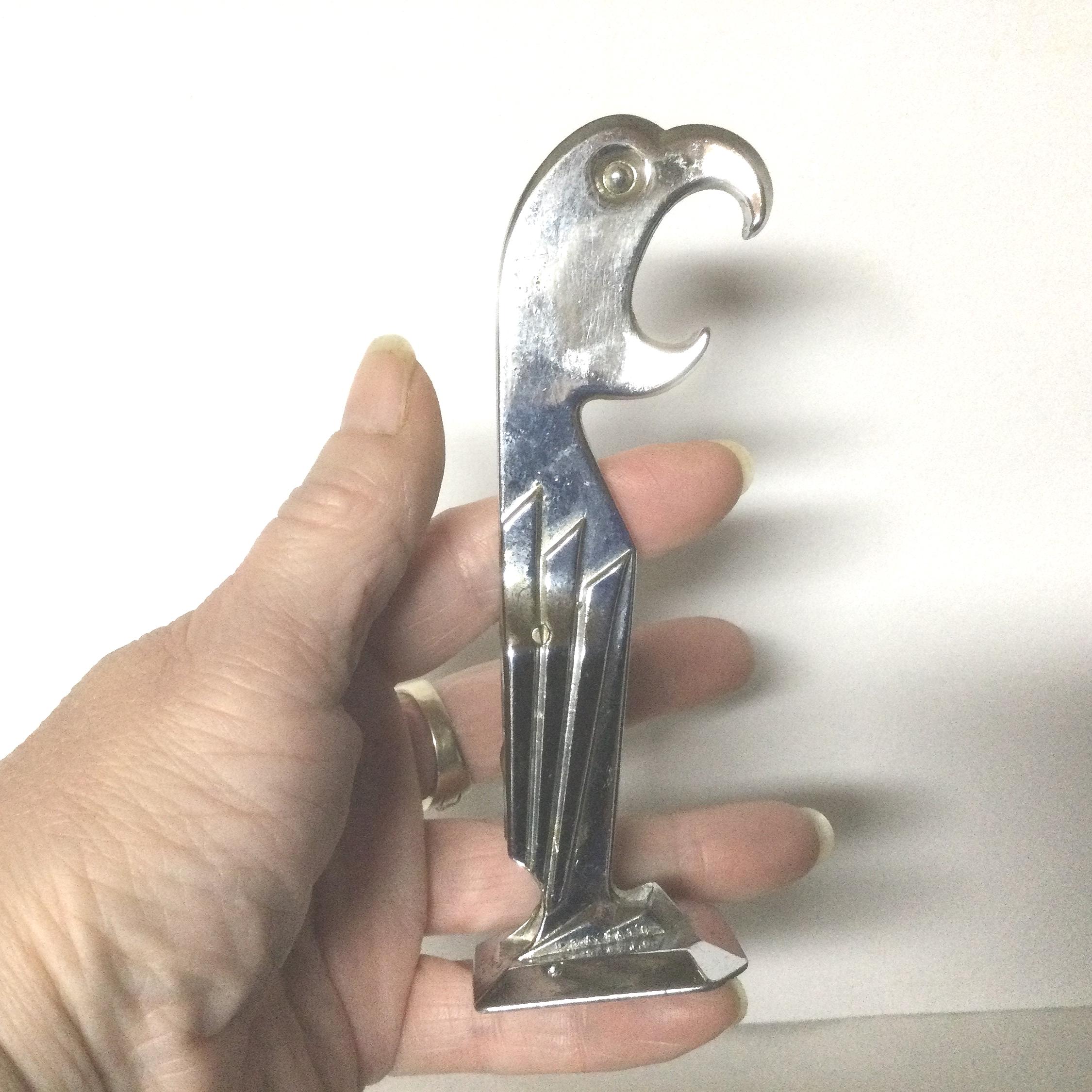 Vintage Negbaur Chrome Parrot Bottle Opener, Art Deco, Barware - Etsy