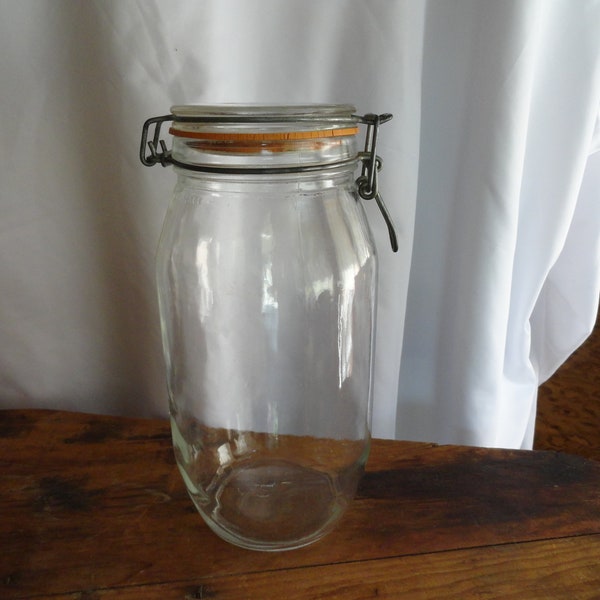 Glass Storage Jars Etsy