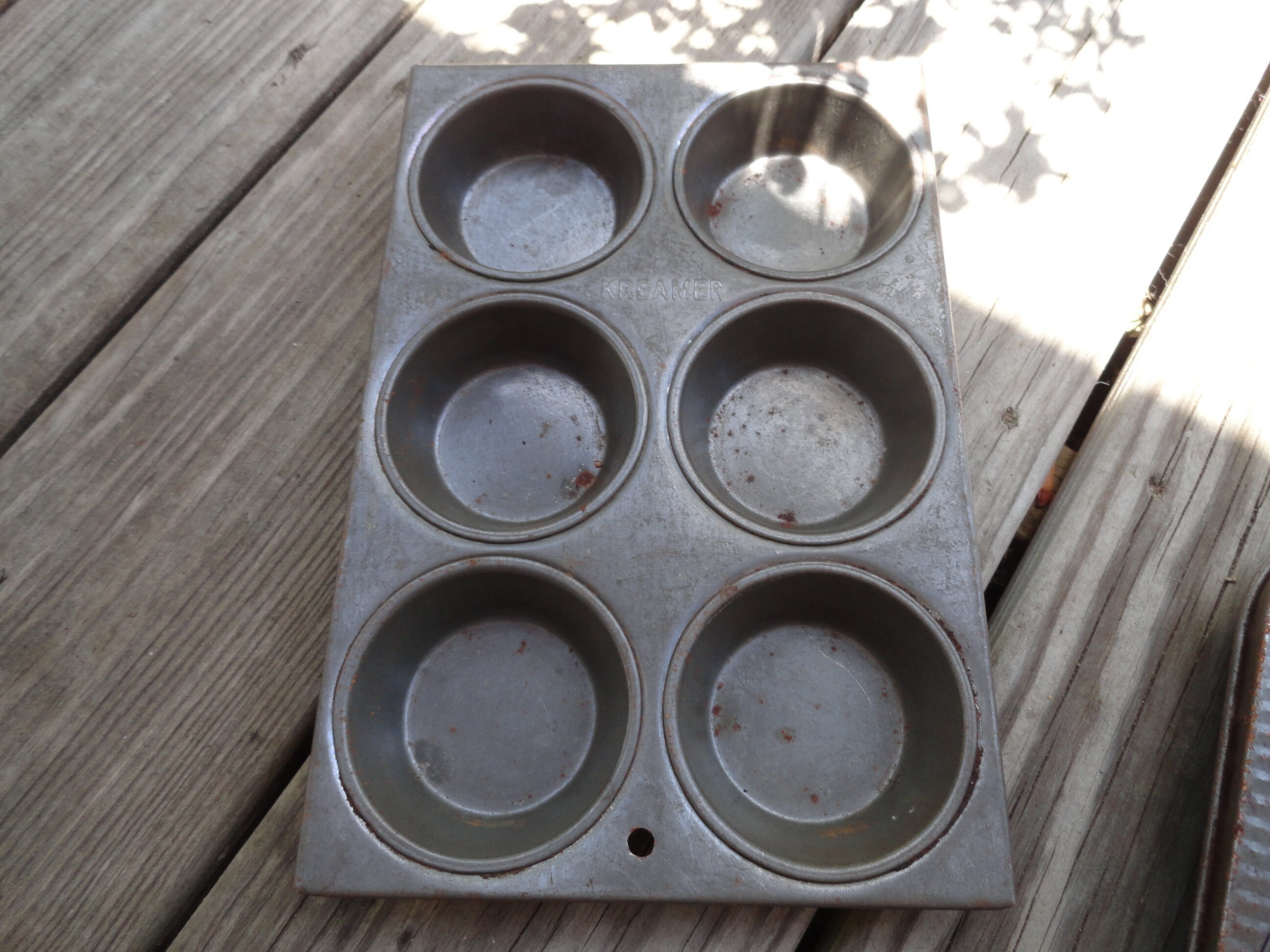 Vintage Kreamer 24 Slot Heavy Duty Cupcake Muffin Pan Collectible