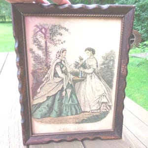 Vintage French Illustration Wall Hanging, Women's Clothing, La Mode Illustree’, 1920s-50s