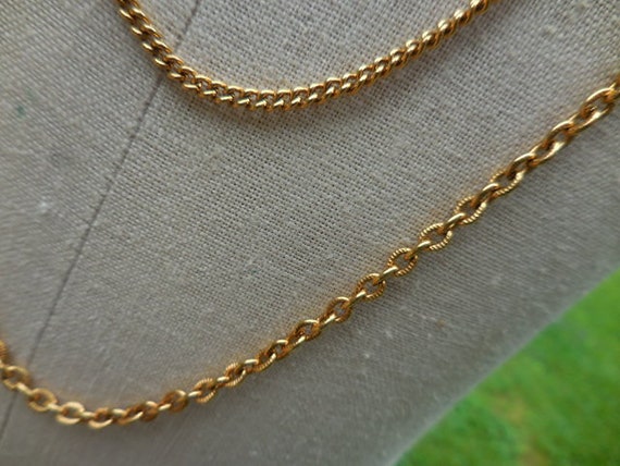 Vintage Women's Vendome Double Chain Necklace Lon… - image 5