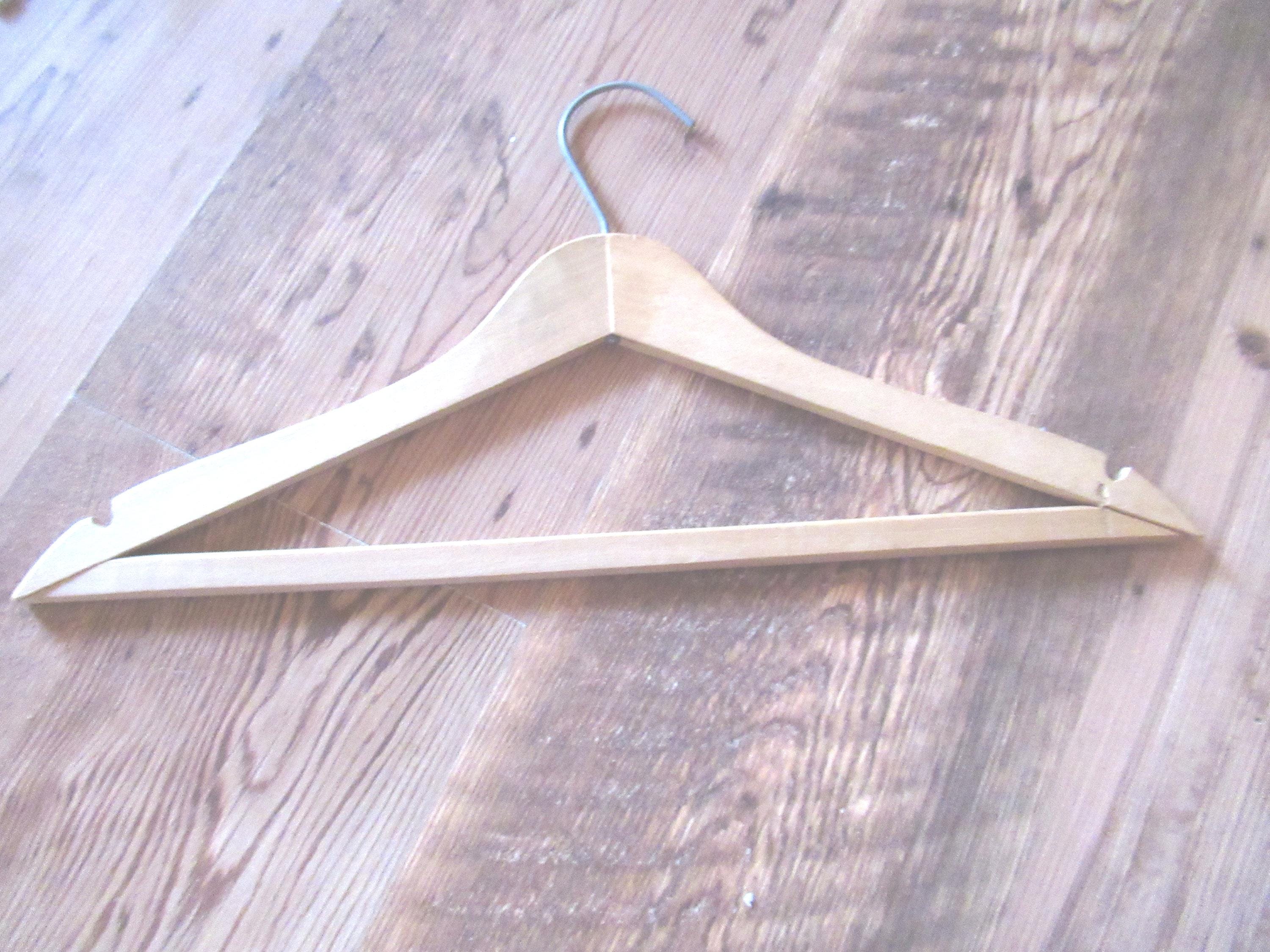 Vintage Nagel Wooden Clothes Hanger, Roger Smith Hotels