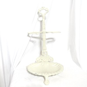 Vintage Royal Cast Aluminum Stove Tool Stand, Off-White Home Decor