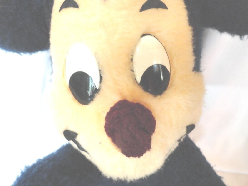Vintage Mickey Mouse Plushy, Stuffed Toy, California Stuffed Toys, 1972-1974 image 7