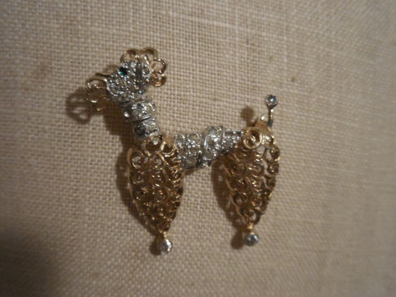 Vintage 1940s to 1950s Signed Jomaz Gold/Silver To