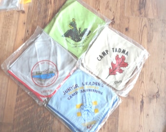 Vintage Boy Scouts of America Neckerchief Choice, New Old Stock, Still in Plastic, 1960s