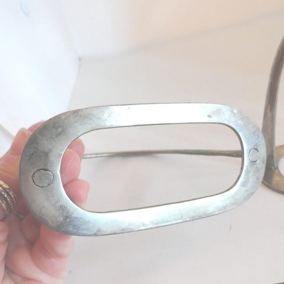 VINTAGE SILVER HORSE STIRRUP TOBO MEXICO