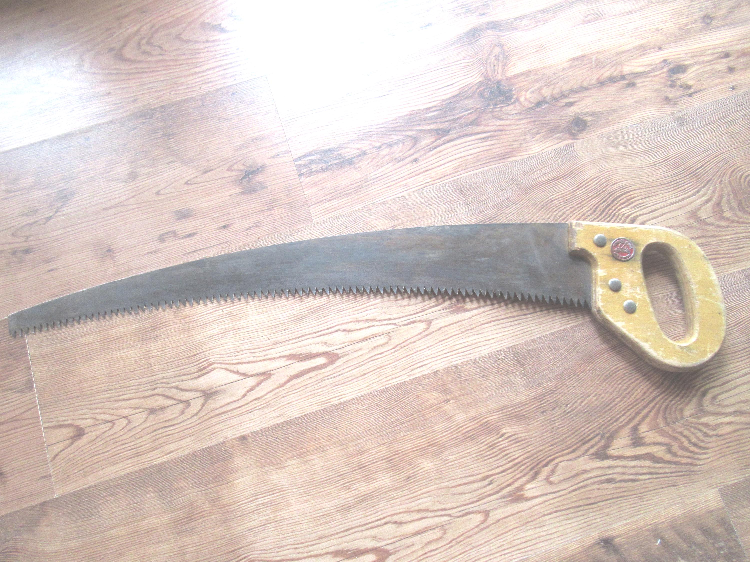 Vintage Swedish Curved Handsaw Jarnbirger Ab Orsa Kidwell