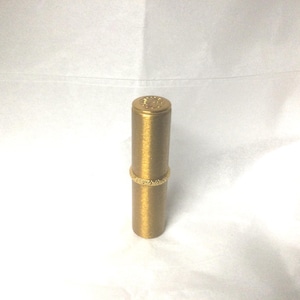 Vintage Revlon Satin Gold Tone Metal  Lipstick Tube Vanity Textured Lipstick Bathroom/Bedroom Decor Repurpose 1950s 1960s