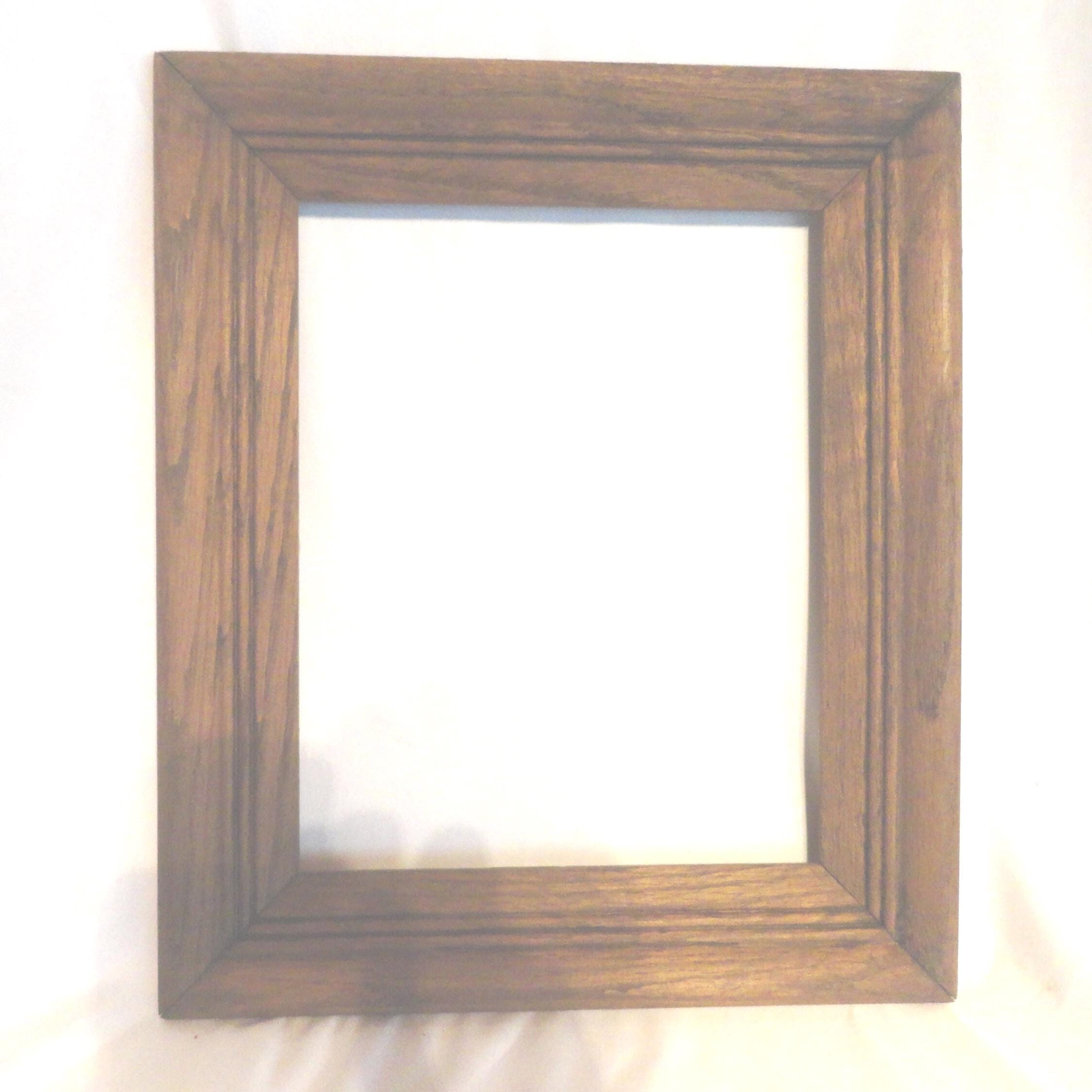額縁 1970~ Wood Frame Vintage Poster Vintage Oak Wood Picture Frame, Wide, 1960s-70s, No Glass - Etsy