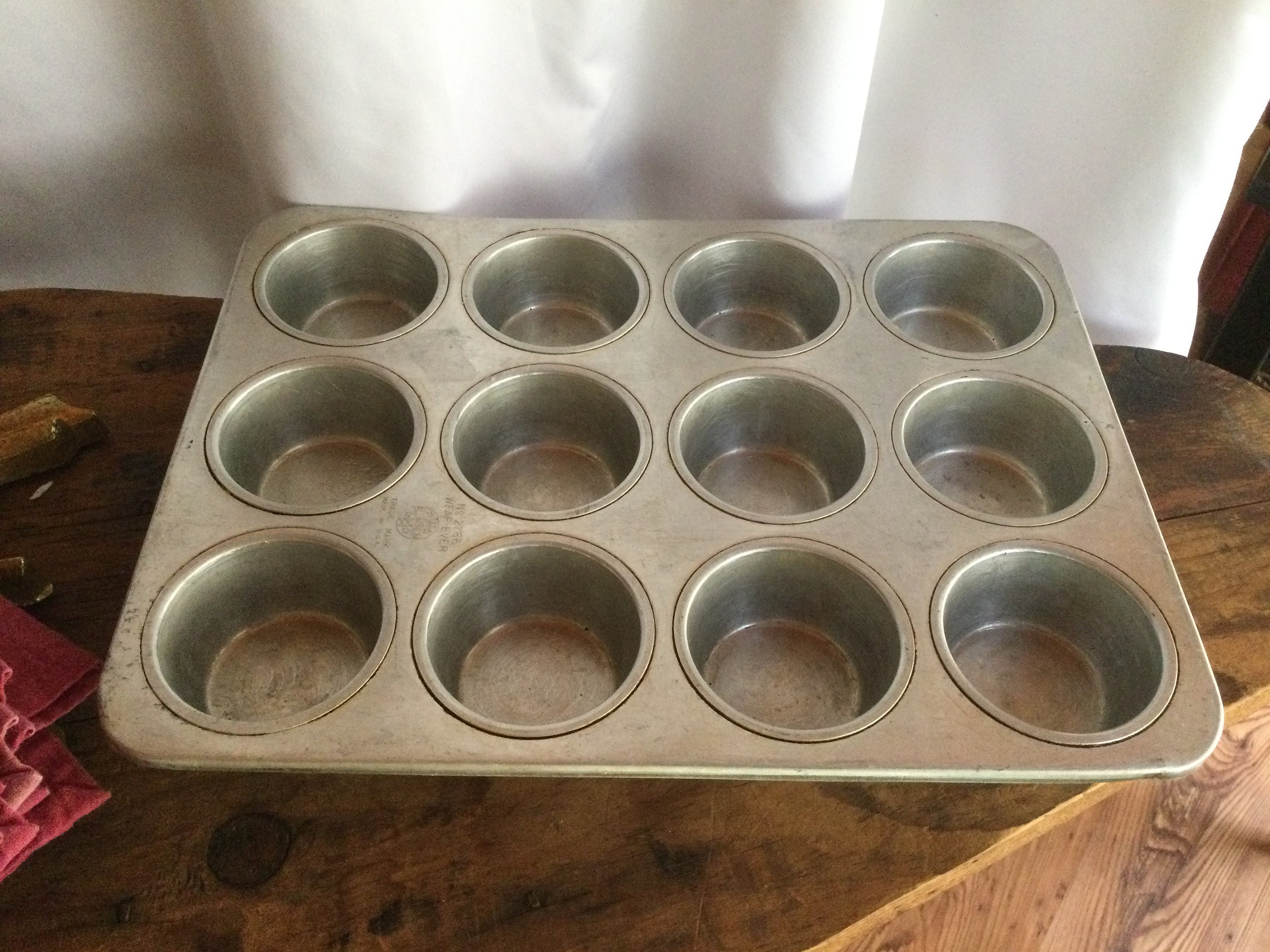 Vtg Wear Ever Air Bake Aluminum Baking Pan Cookie Sheet 14x16.5