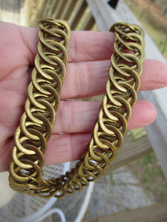 Vintage Women's Chunky Large Linked Chain Necklac… - image 8