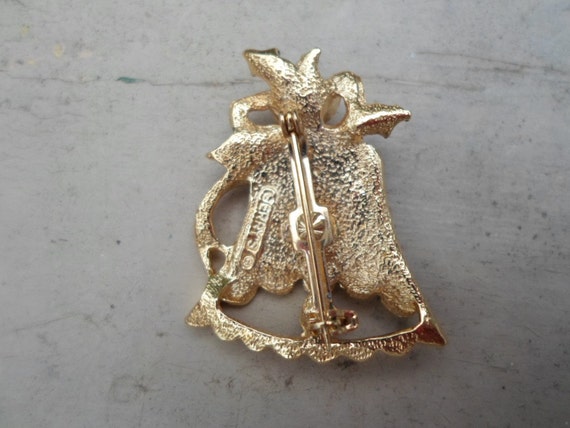 Vintage Women's Gerry's Christmas Bell Pin Holida… - image 5
