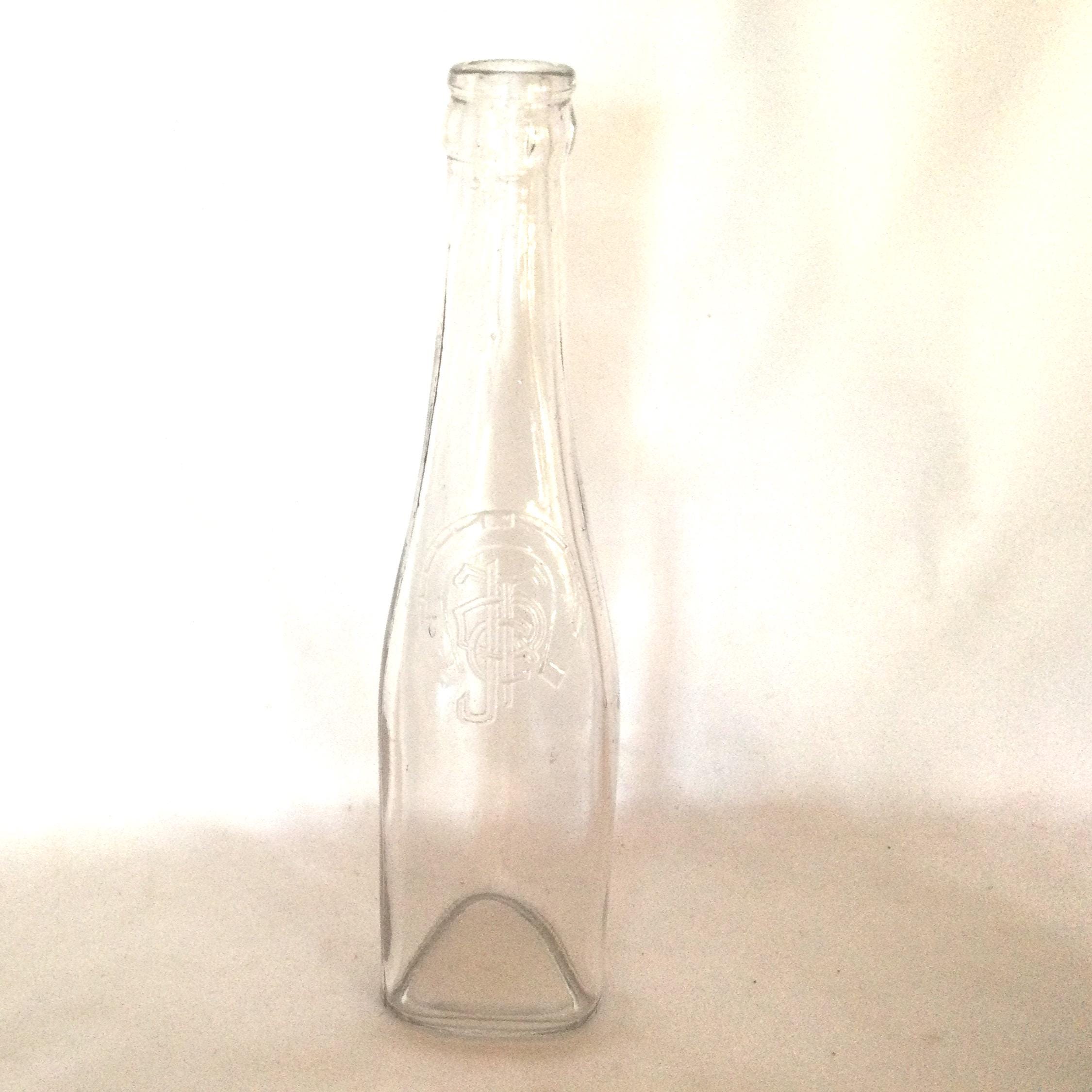 Antique Triangular Glass Bottle Clear Embossed Upside Down Horseshoe  Initials Triangle Different Bottle Unusual Bottle Collectible 1800s - Etsy, image size:2250x2250