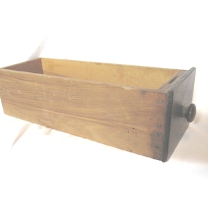 Vintage Wooden Sewing Machine Drawer, 1950s-60s