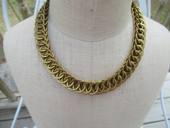 Vintage Women's Chunky Large Linked Chain Necklac… - image 2