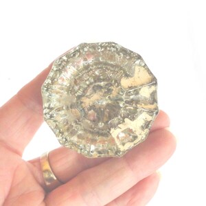 Vintage Glass Doorknob Single, Choice: Clear, Gray, 1920s-40s